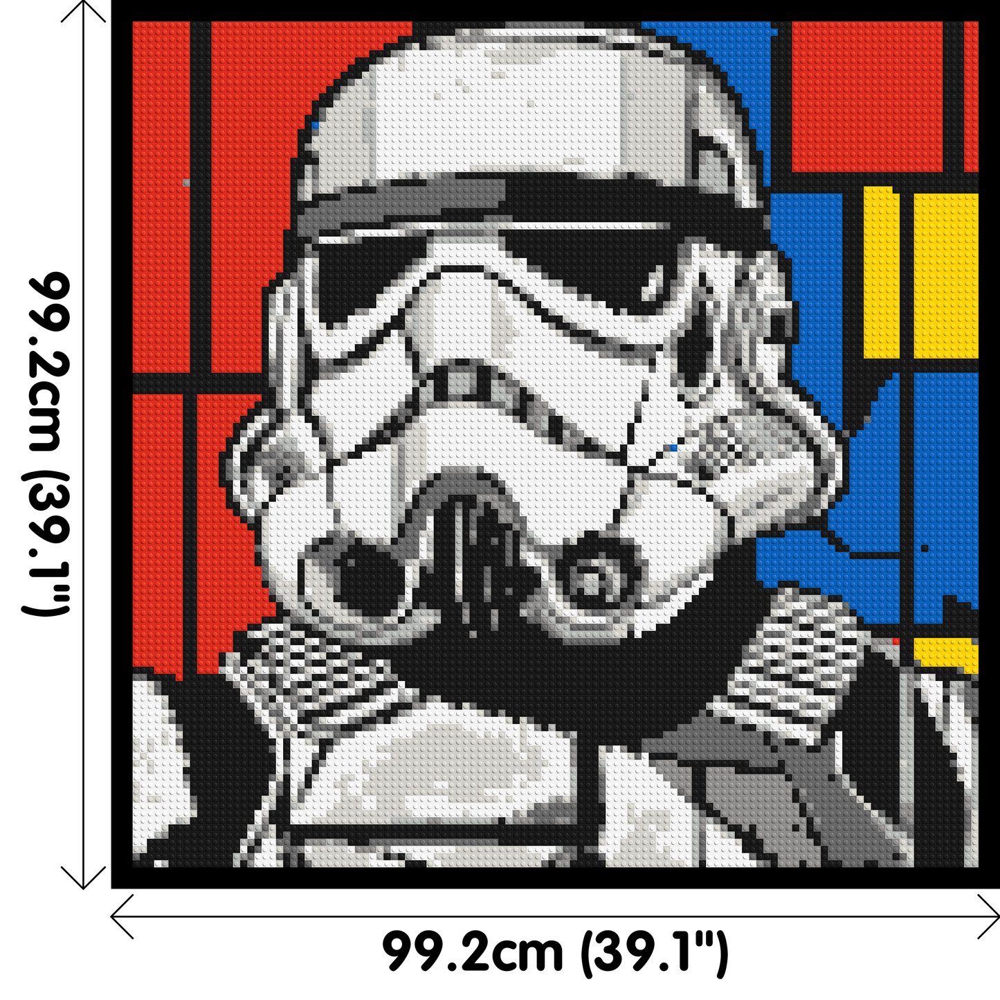 Stormtrooper - Brick Art Mosaic Kit 5x5 large