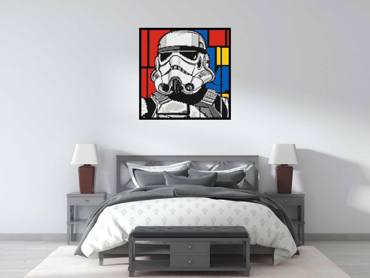 Stormtrooper - Brick Art Mosaic Kit 5x5 large