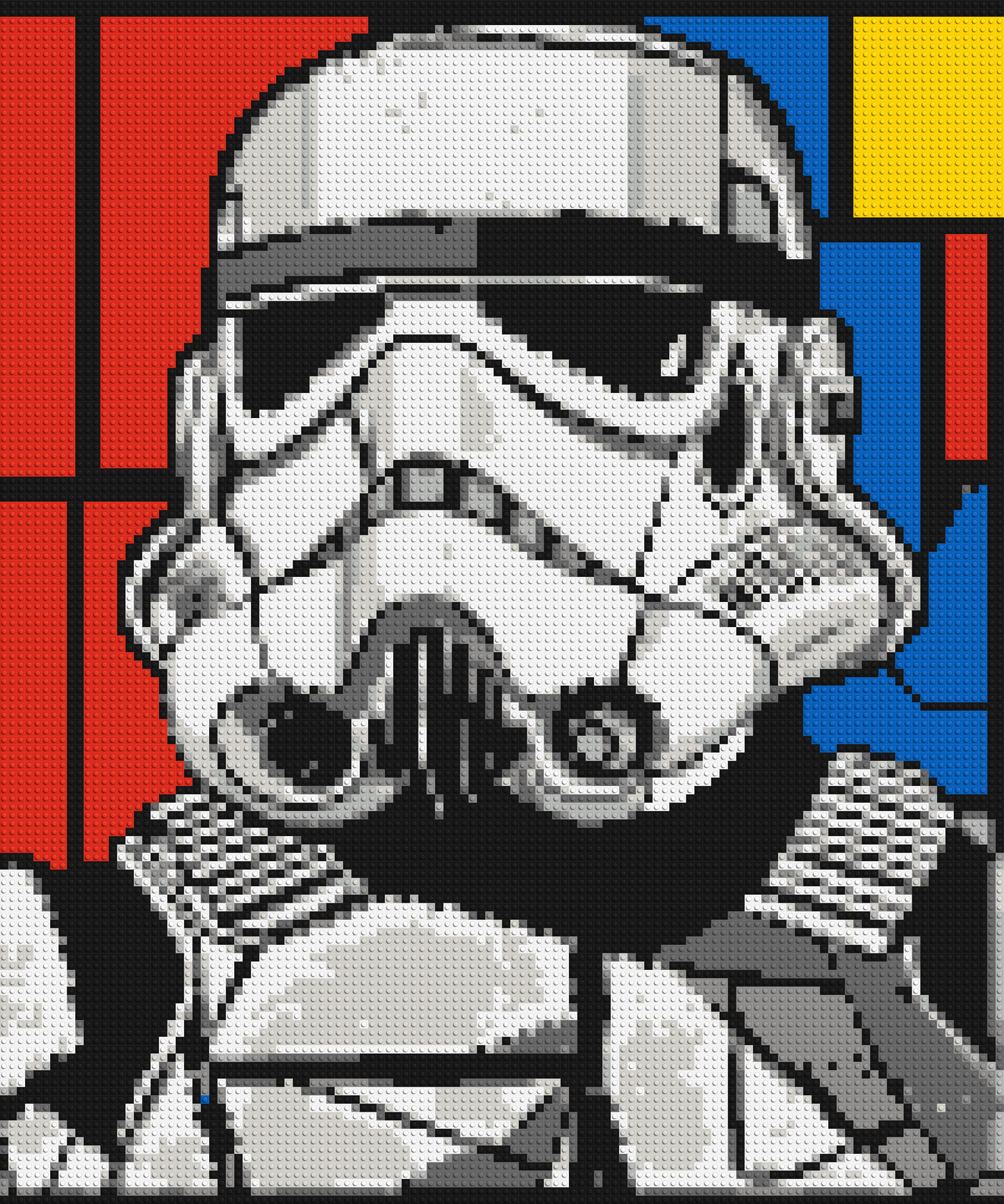 Stormtrooper - Brick Art Mosaic Kit 5x6 large