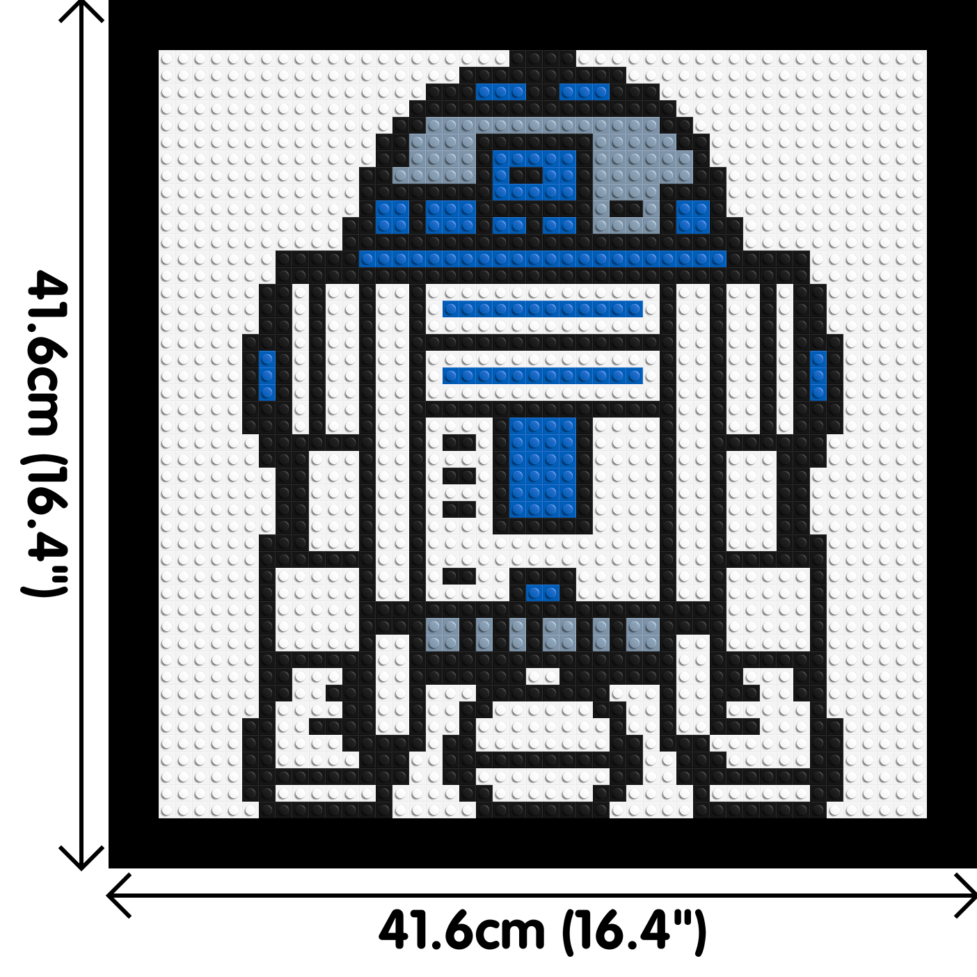 R2D2 - Brick Art Mosaic Kit 2x2 large