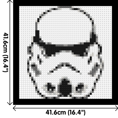 Stormtrooper #2 - Brick Art Mosaic Kit 2x2 large