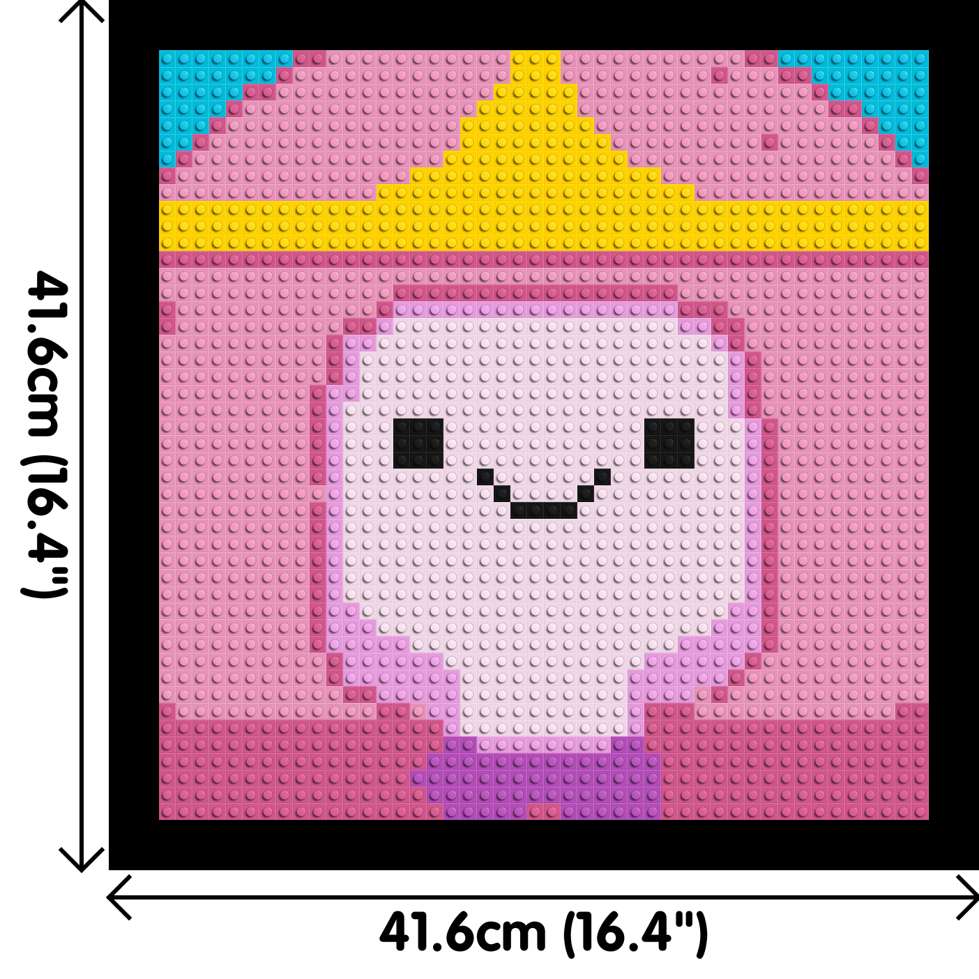 Princess Bubblegum - Brick Art Mosaic Kit 2x2 large