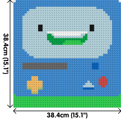 BMO (Adventure Time) - Brick Art Mosaic Kit 2x2 large