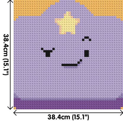 Lumpy Space Princess - Brick Art Mosaic Kit 2x2 large