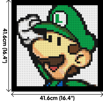 Luigi - Brick Art Mosaic Kit 2x2 large