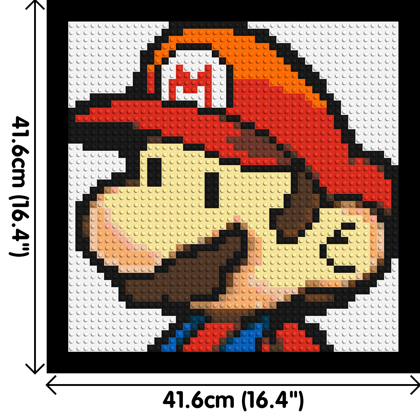 Mario #2 - Brick Art Mosaic Kit 2x2 large