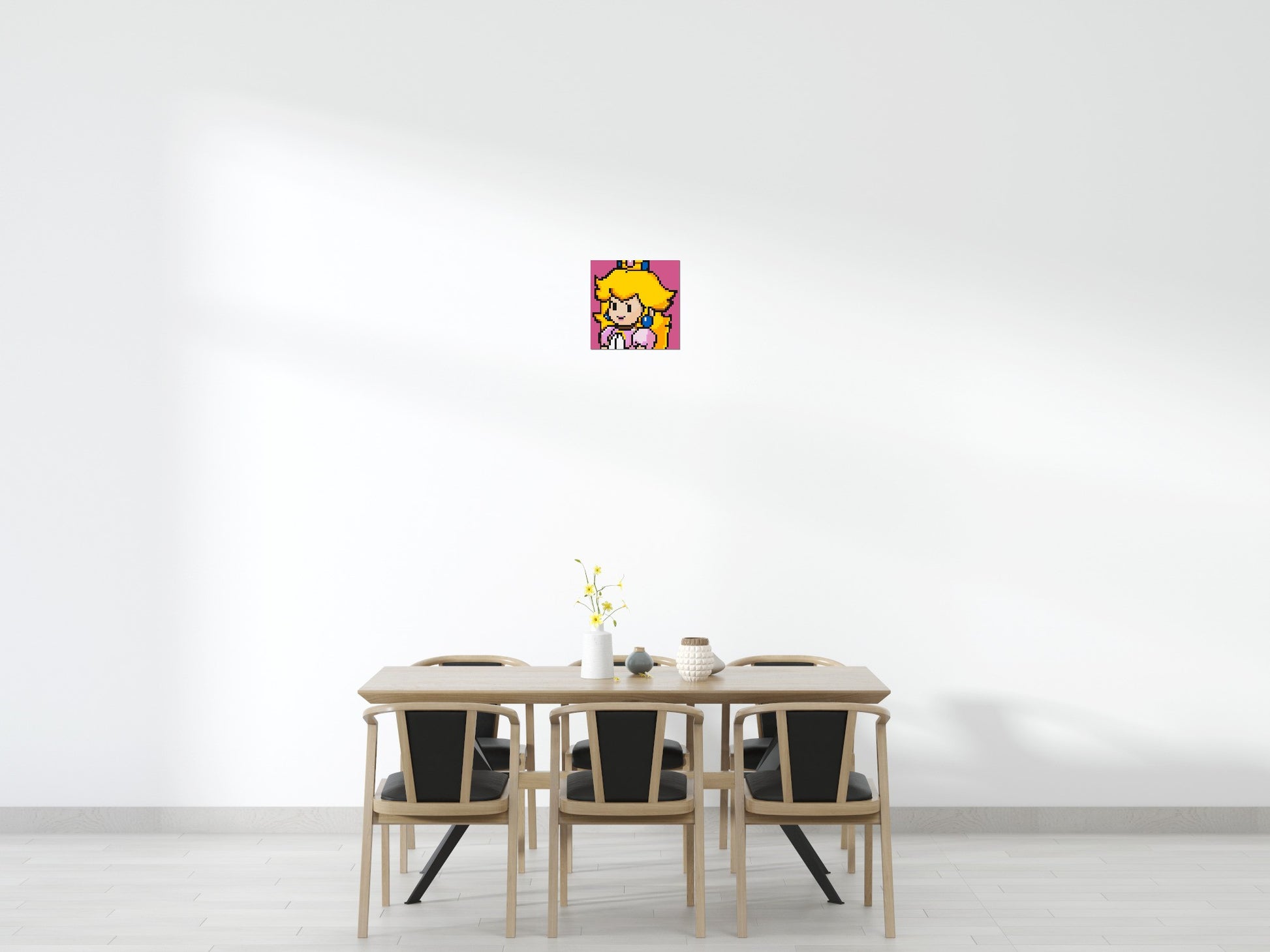 Princess Peach - Brick Art Mosaic Kit 2x2 scene