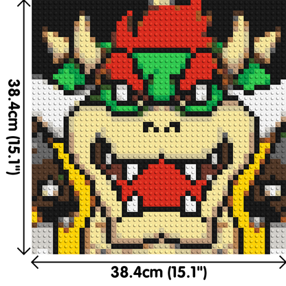 Bowser - Brick Art Mosaic Kit 2x2 large