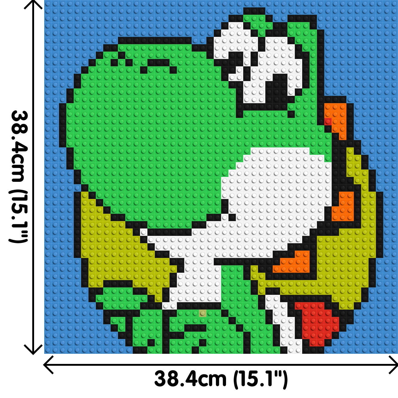 Yoshi - Brick Art Mosaic Kit 2x2 large