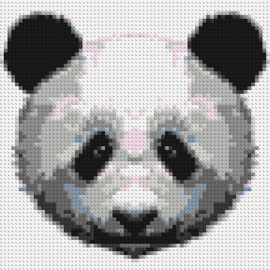 Panda - Brick Art Mosaic Kit 3x3 large