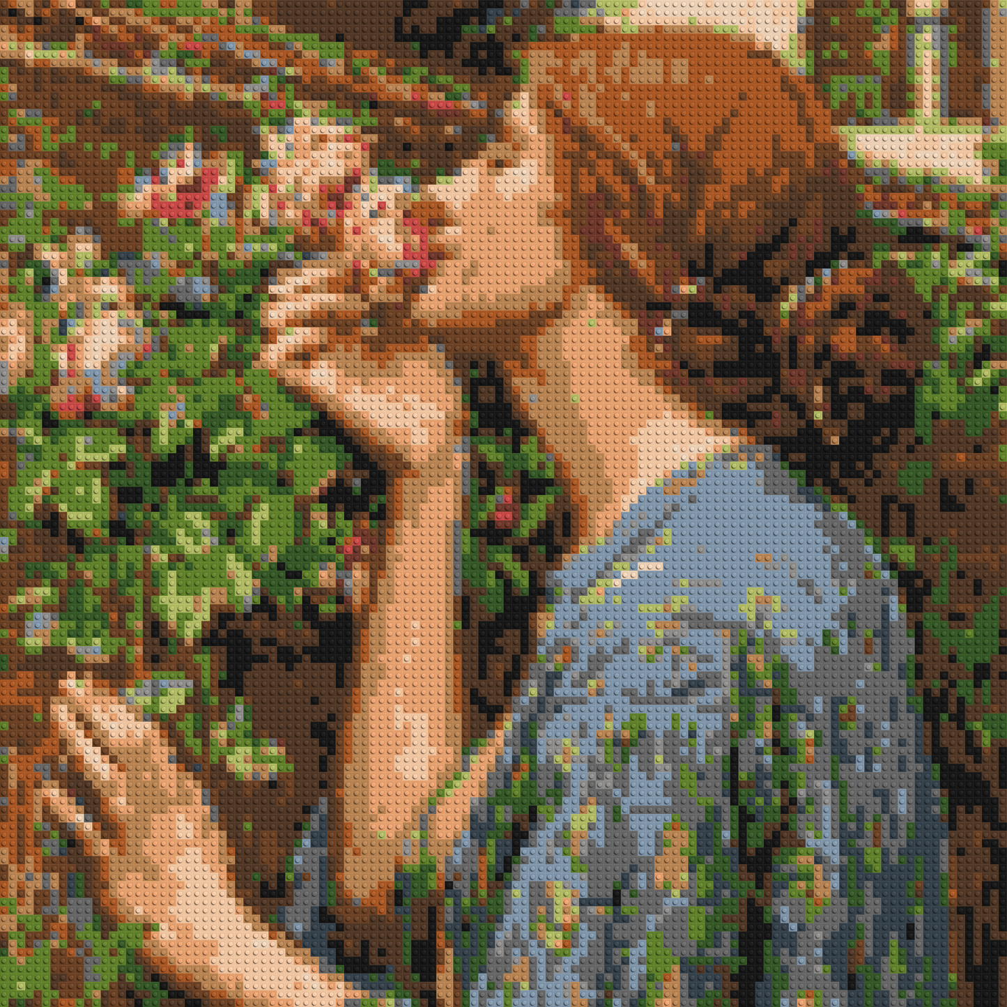 The Soul of The Rose by J. W. Waterhouse - Brick Art Mosaic Kit 5x5 large