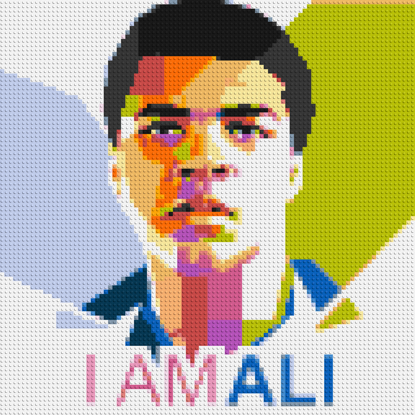 Muhammad Ali - Brick Art Mosaic Kit 4x4 large