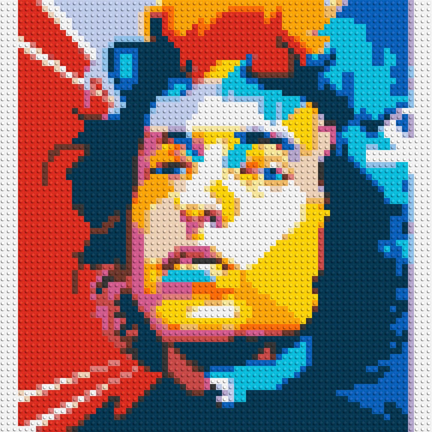 Bob Dylan - Brick Art Mosaic Kit 3x3 large