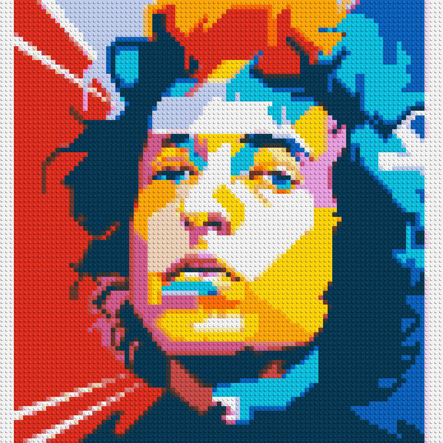 Bob Dylan - Brick Art Mosaic Kit 4x4 large