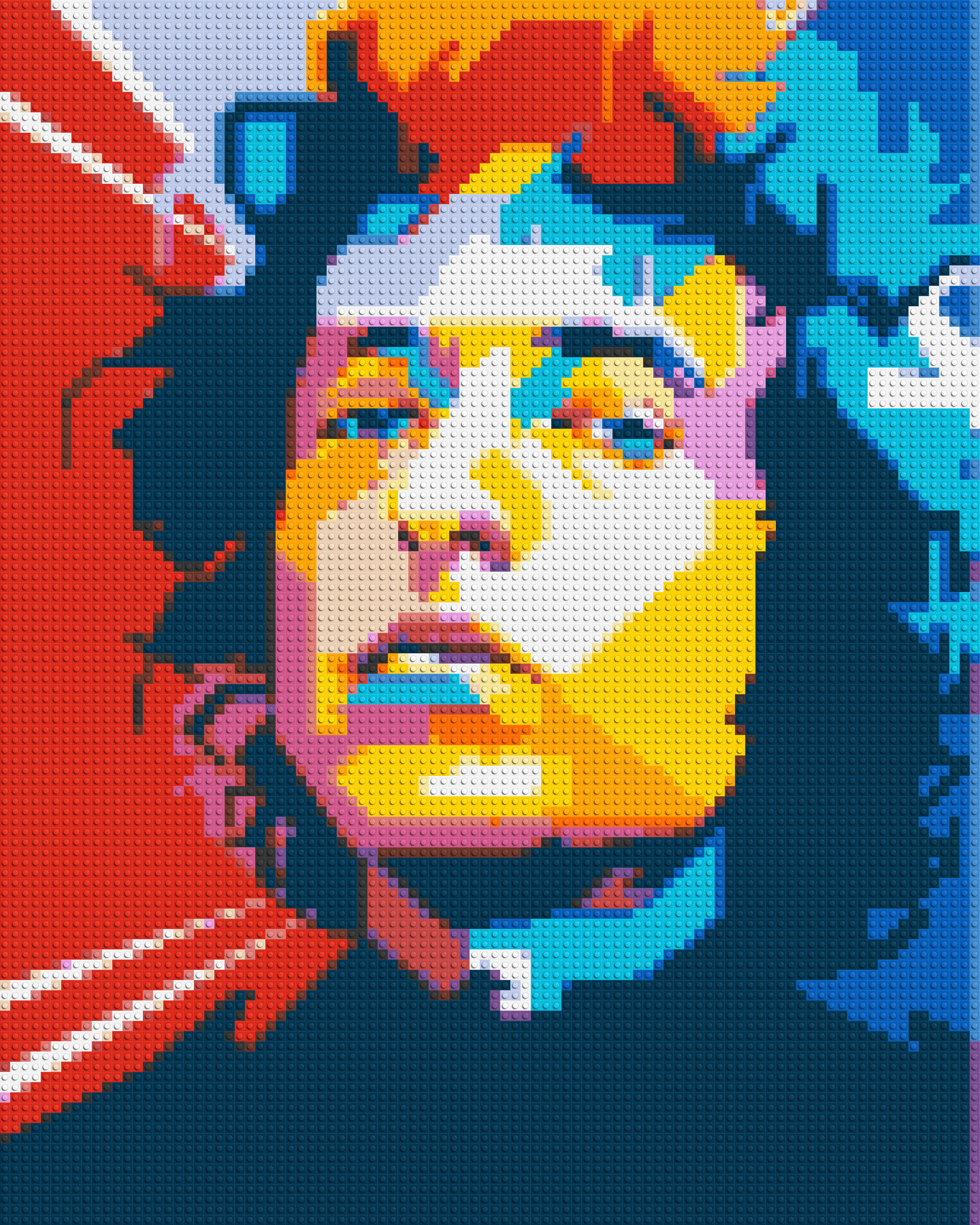 Bob Dylan - Brick Art Mosaic Kit 4x5 large