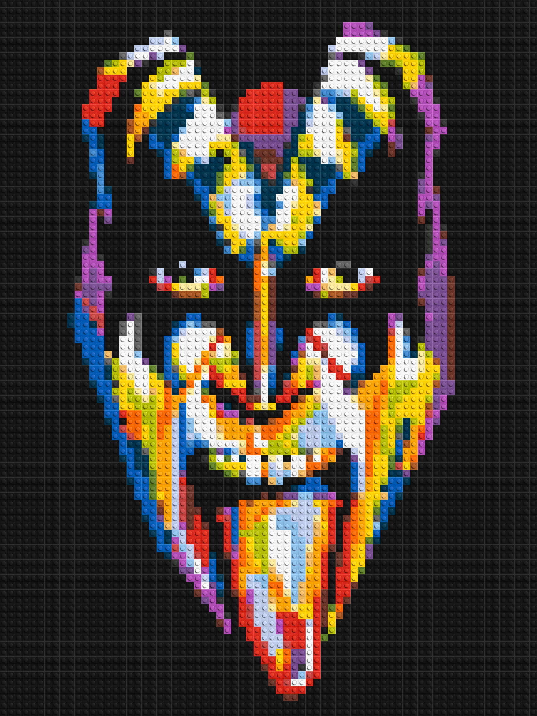 Gene Simmons - Brick Art Mosaic Kit 3x4 large