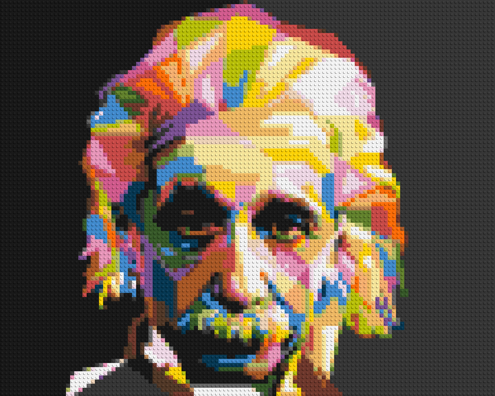 Albert Einstein - Brick Art Mosaic Kit 5x4 large