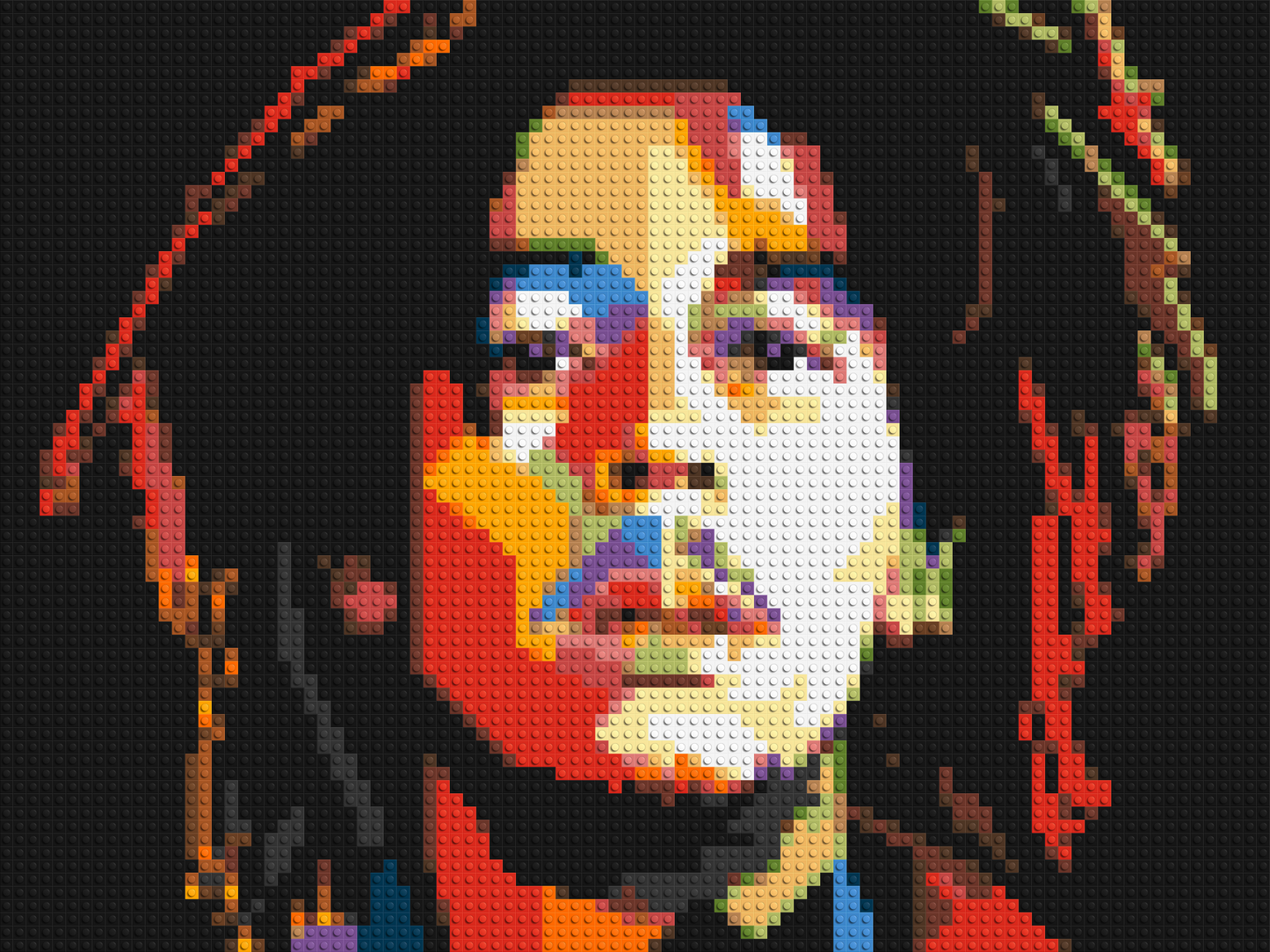 Bob Marley - Brick Art Mosaic Kit 4x3 large