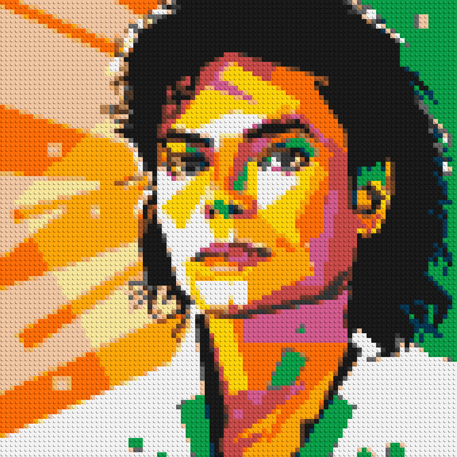 Michael Jackson - Brick Art Mosaic Kit 4x4 large