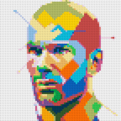 Zidane - Brick Art Mosaic Kit 3x3 large