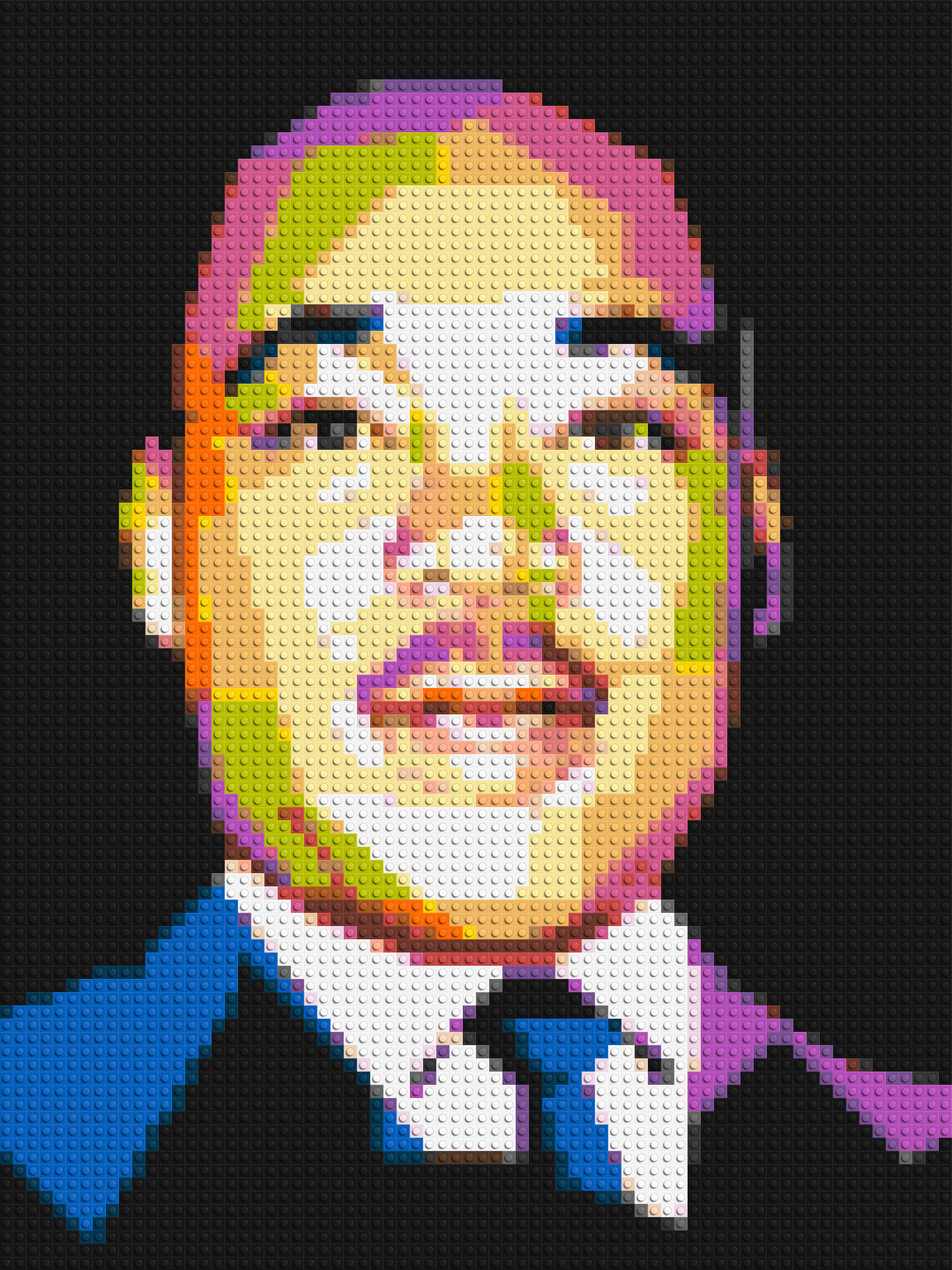 Martin Luther King Jr. - Brick Art Mosaic Kit 3x4 large