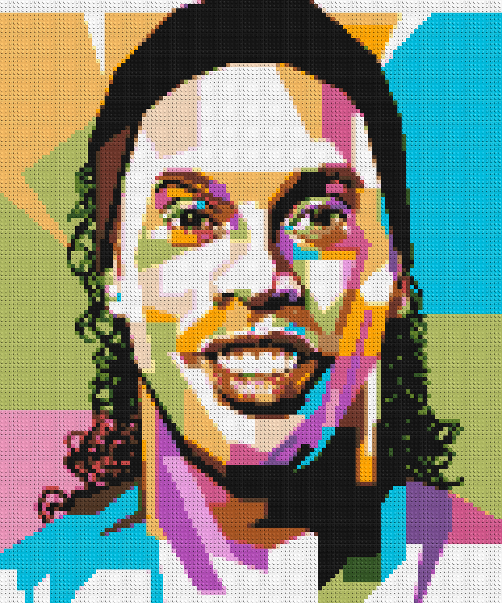 Ronaldinho Gaúcho - Brick Art Mosaic Kit 5x6 large