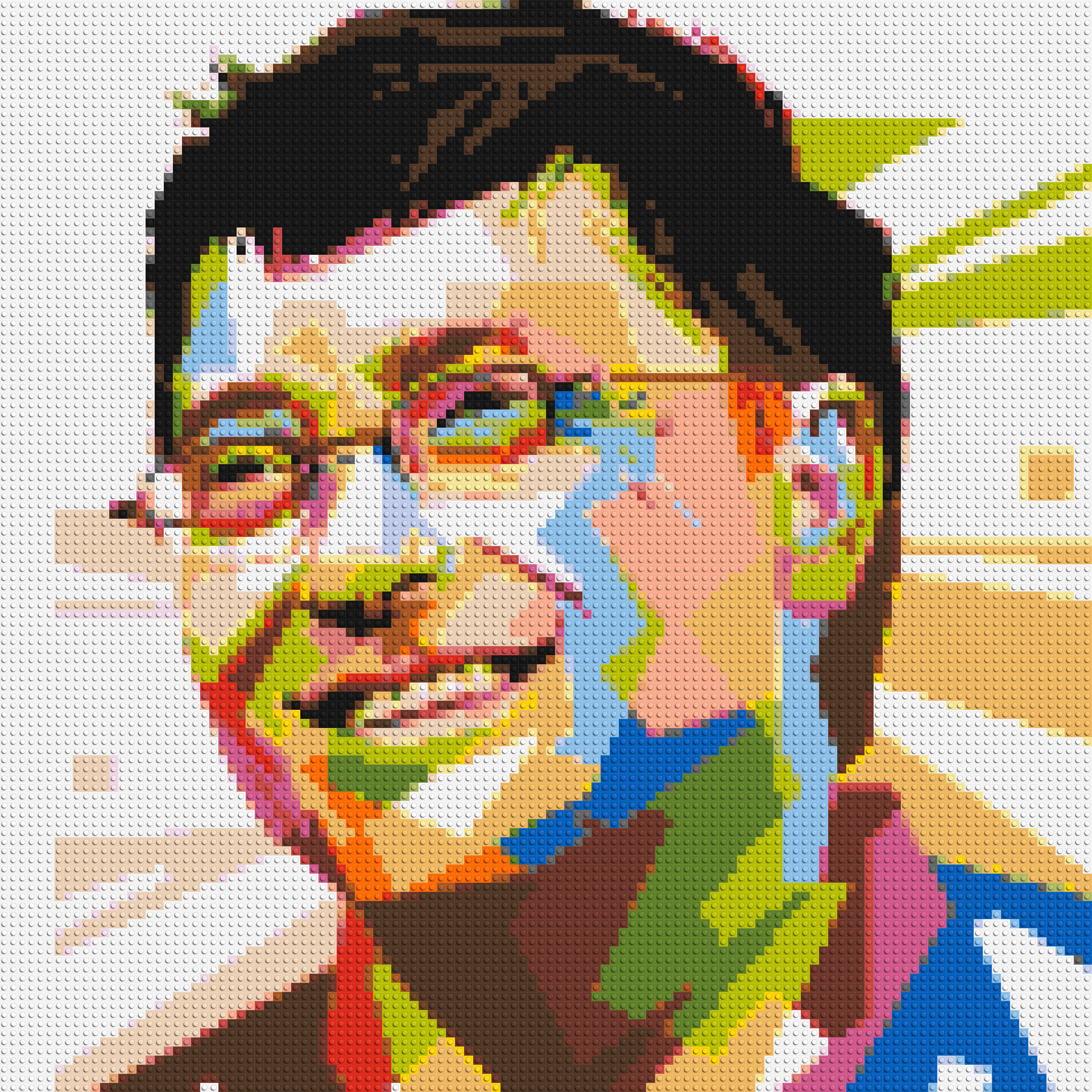 Bill Gates - Brick Art Mosaic Kit 5x5 large