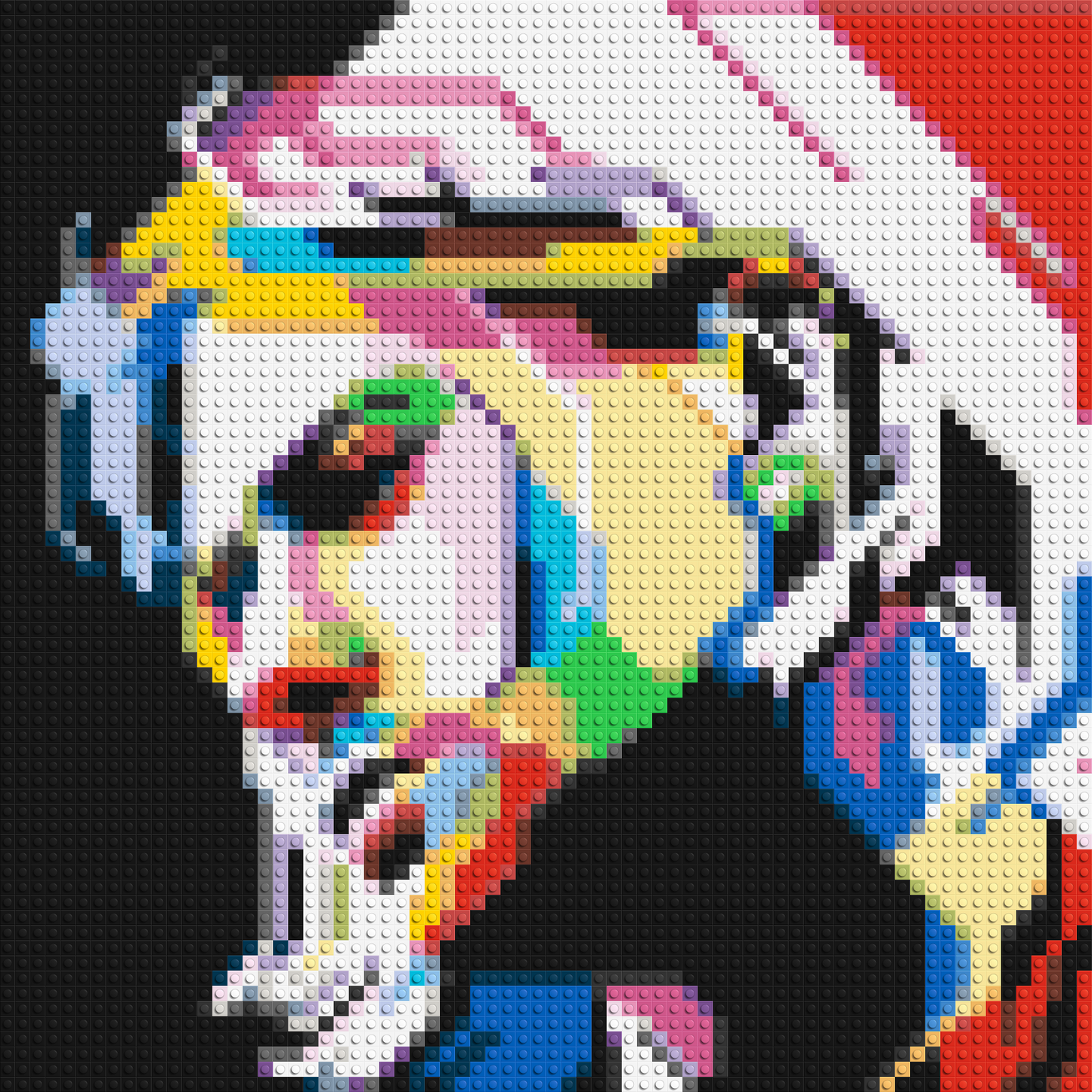 Kurt Cobain - Brick Art Mosaic Kit 3x3 large