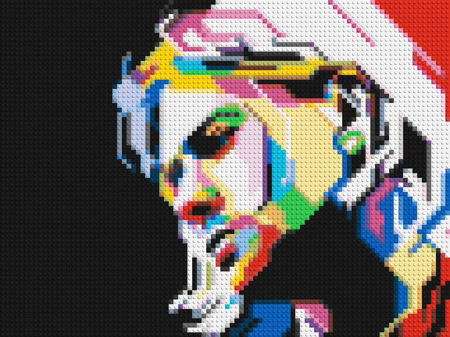 Kurt Cobain - Brick Art Mosaic Kit 4x3 large