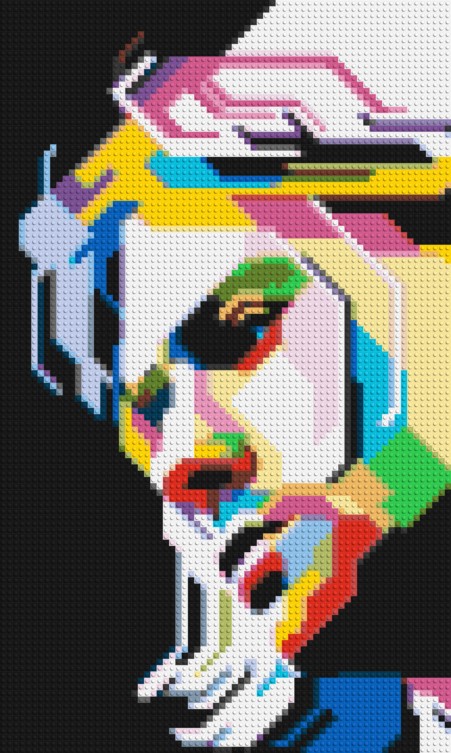 Kurt Cobain - Brick Art Mosaic Kit 3x5 large