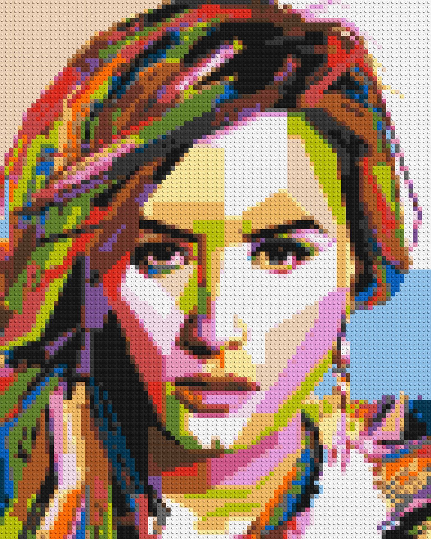 Demi Lovato - Brick Art Mosaic Kit 4x5 large