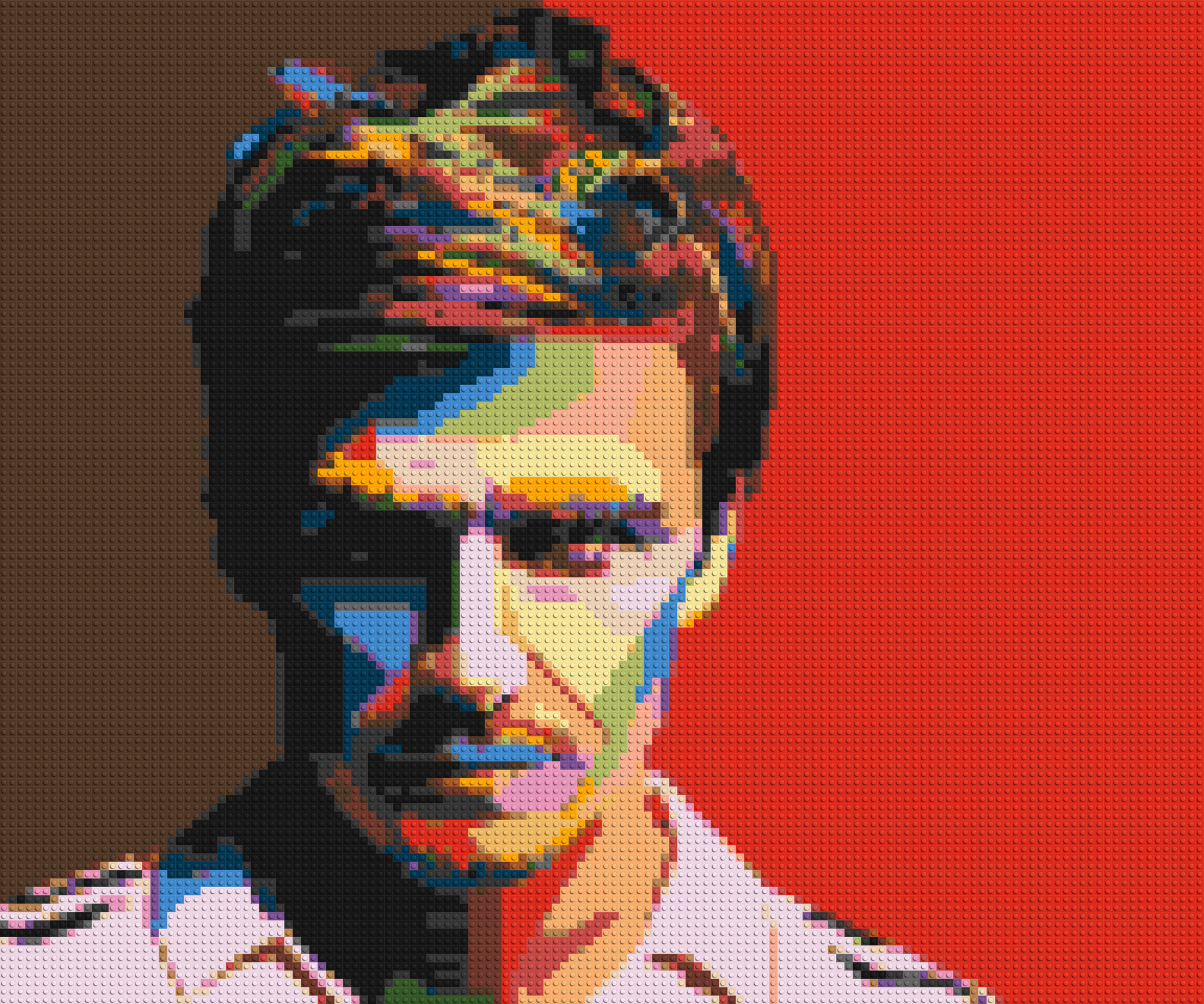 David Beckham - Brick Art Mosaic Kit 6x5 large