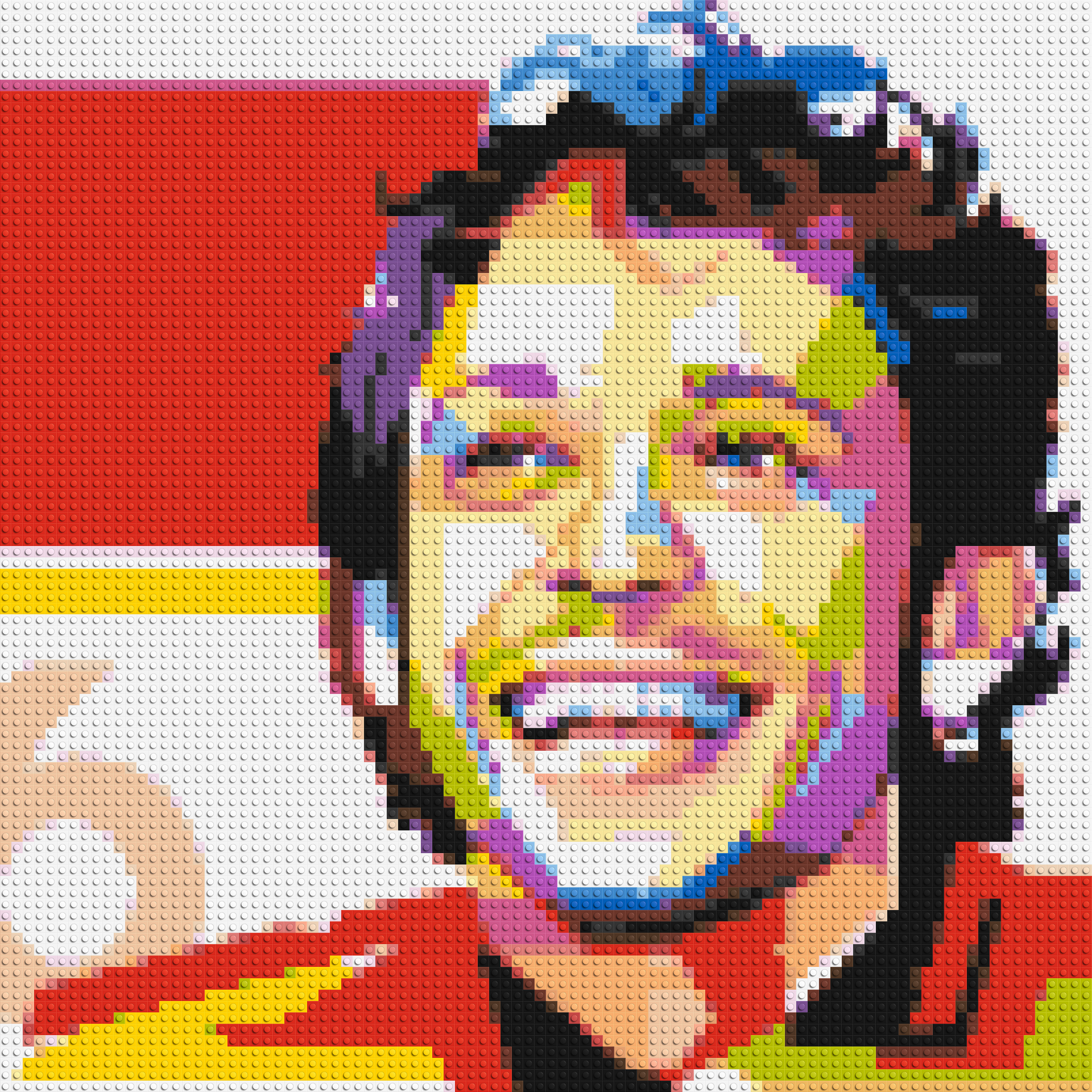 Valentino Rossi - Brick Art Mosaic Kit 4x4 large