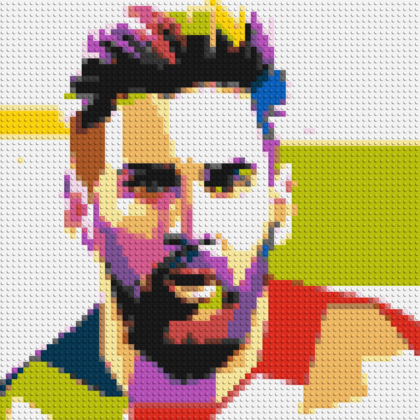 Messi #2 - Brick Art Mosaic Kit 3x3 large