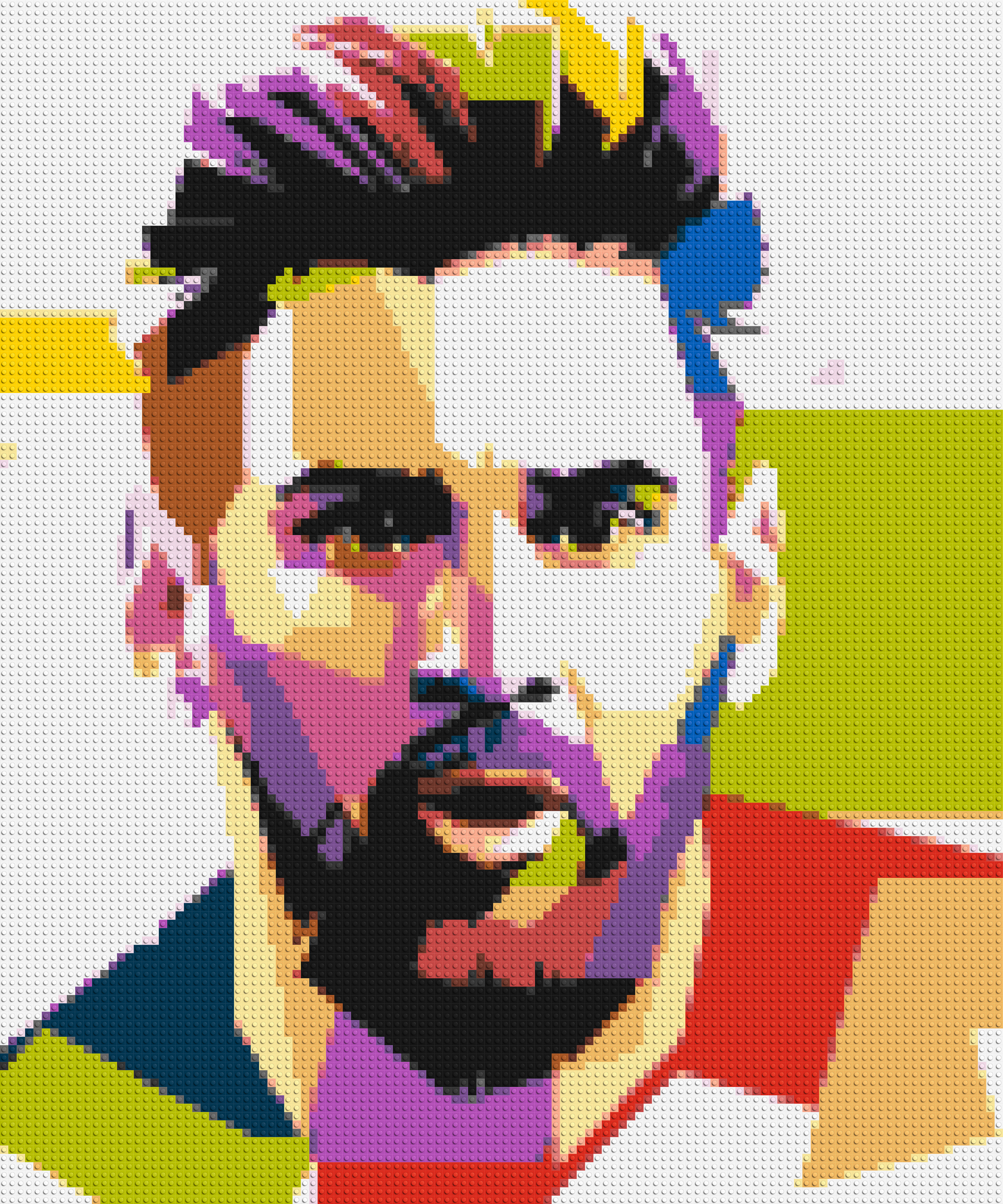 Messi #2 - Brick Art Mosaic Kit 5x6 large