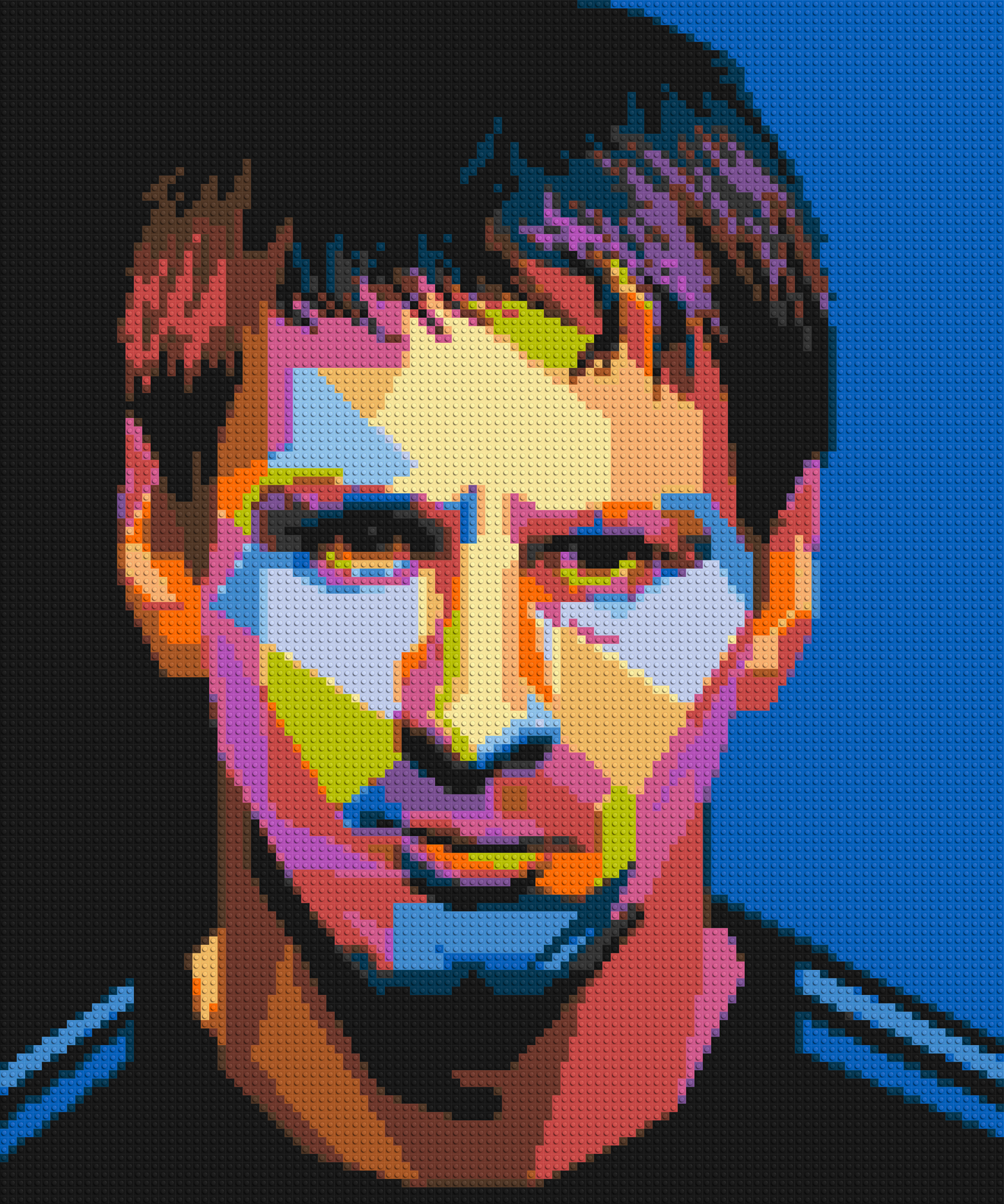 Messi #3 - Brick Art Mosaic Kit 5x6 large