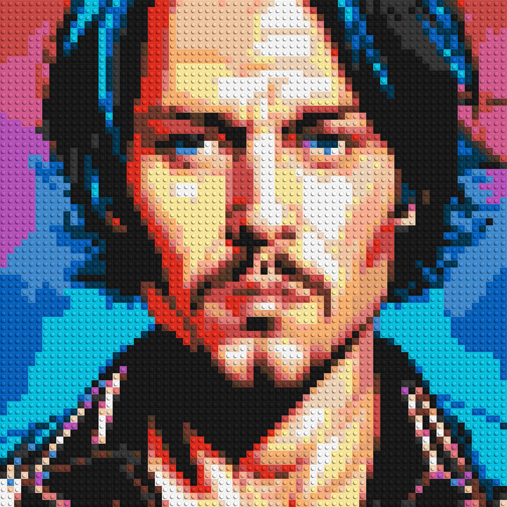 Johnny Depp - Brick Art Mosaic Kit 3x3 large