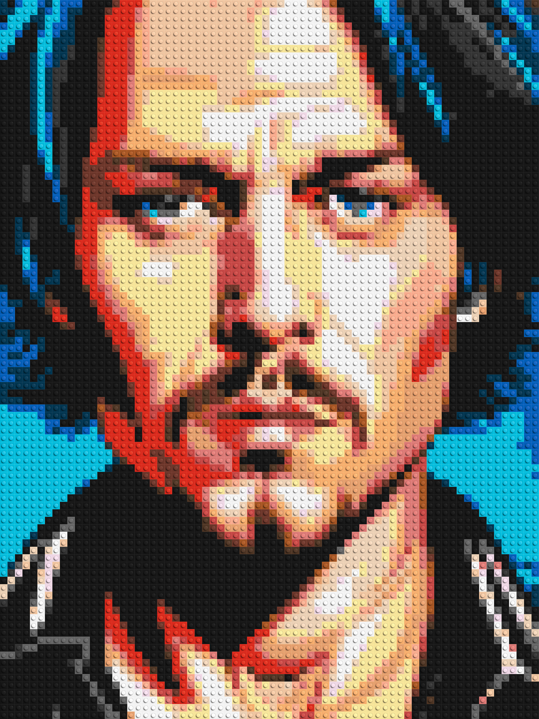 Johnny Depp - Brick Art Mosaic Kit 3x4 large