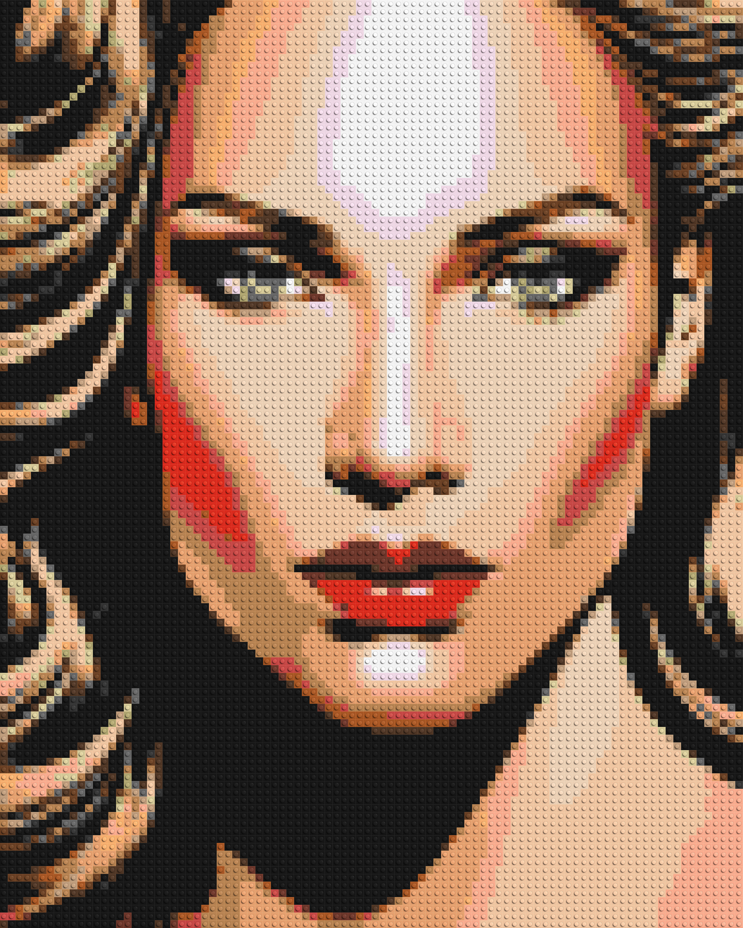 Jennifer Lopez - Brick Art Mosaic Kit 4x5 large