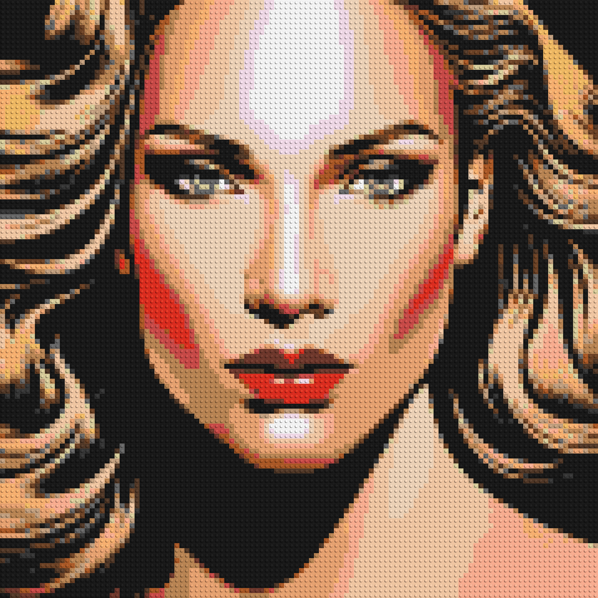 Jennifer Lopez - Brick Art Mosaic Kit 5x5 large