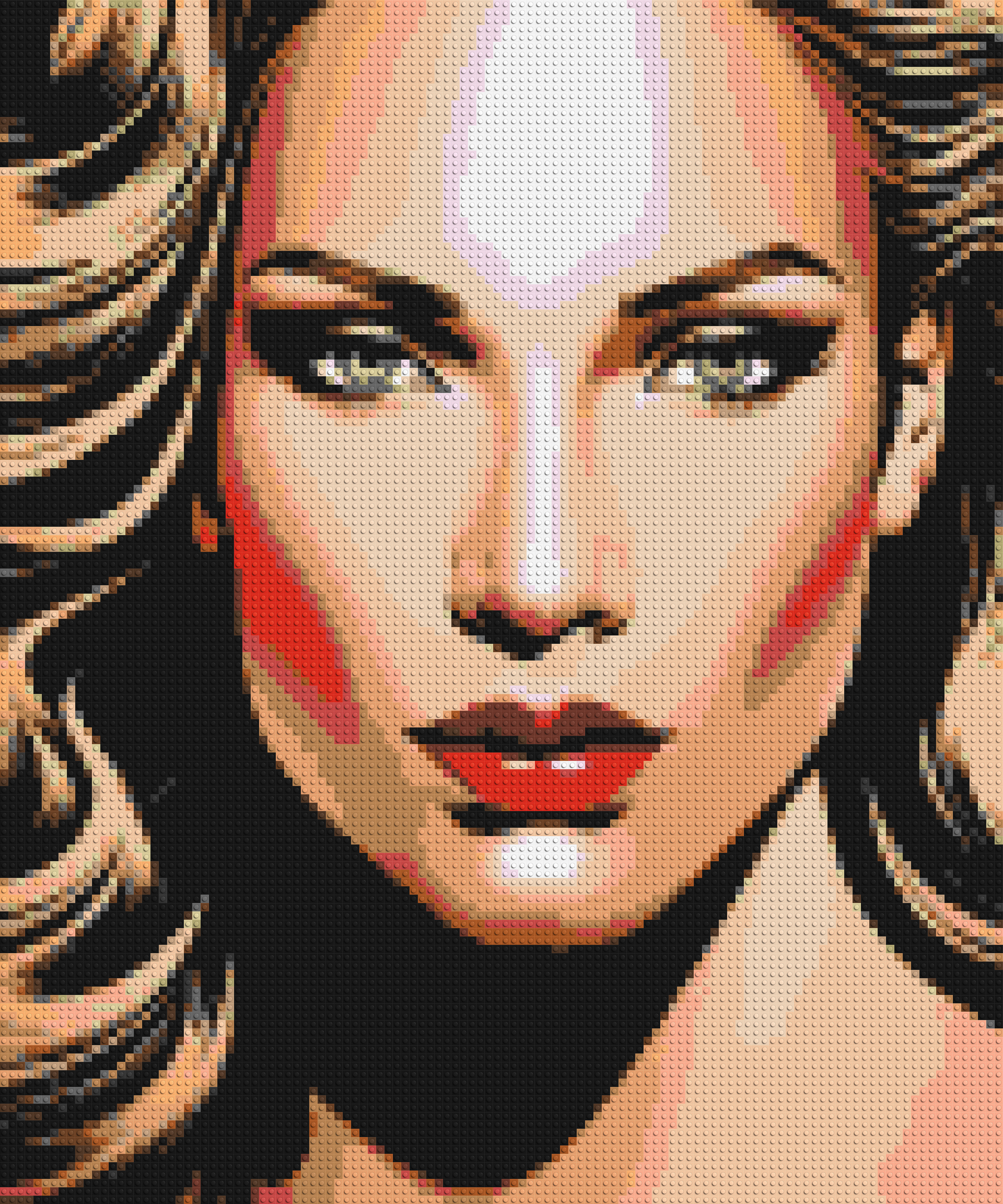 Jennifer Lopez - Brick Art Mosaic Kit 5x6 large