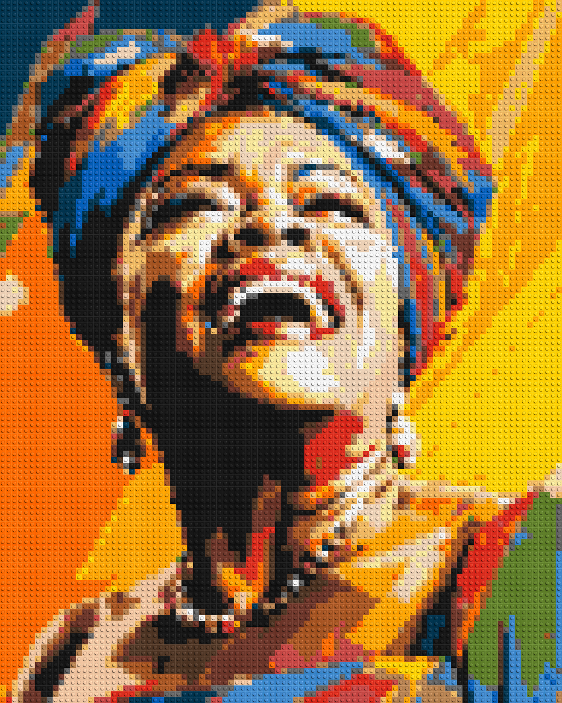 Maya Angelou - Brick Art Mosaic Kit 4x5 large