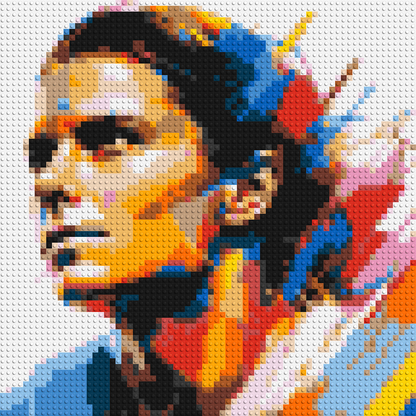 Mia Hamm - Brick Art Mosaic Kit 3x3 large