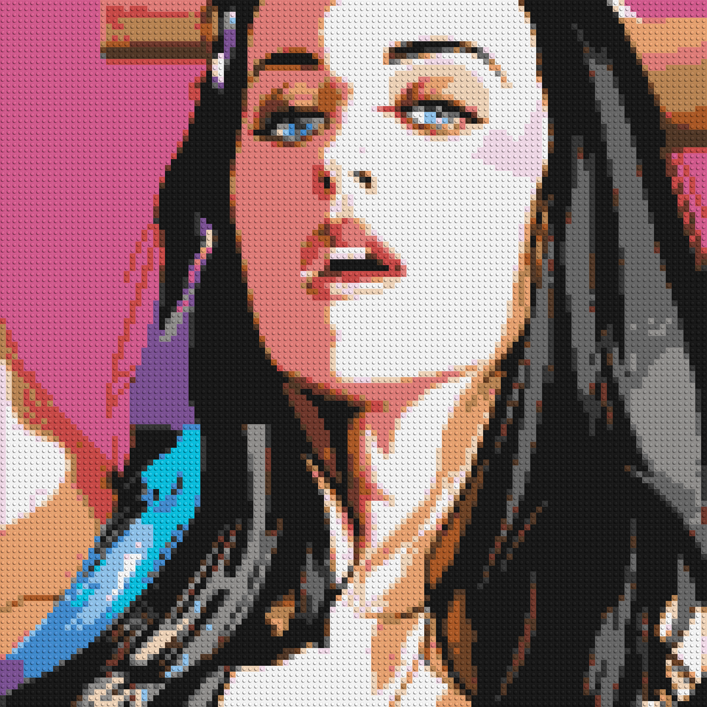 Katy Perry #2 - Brick Art Mosaic Kit 5x5 large