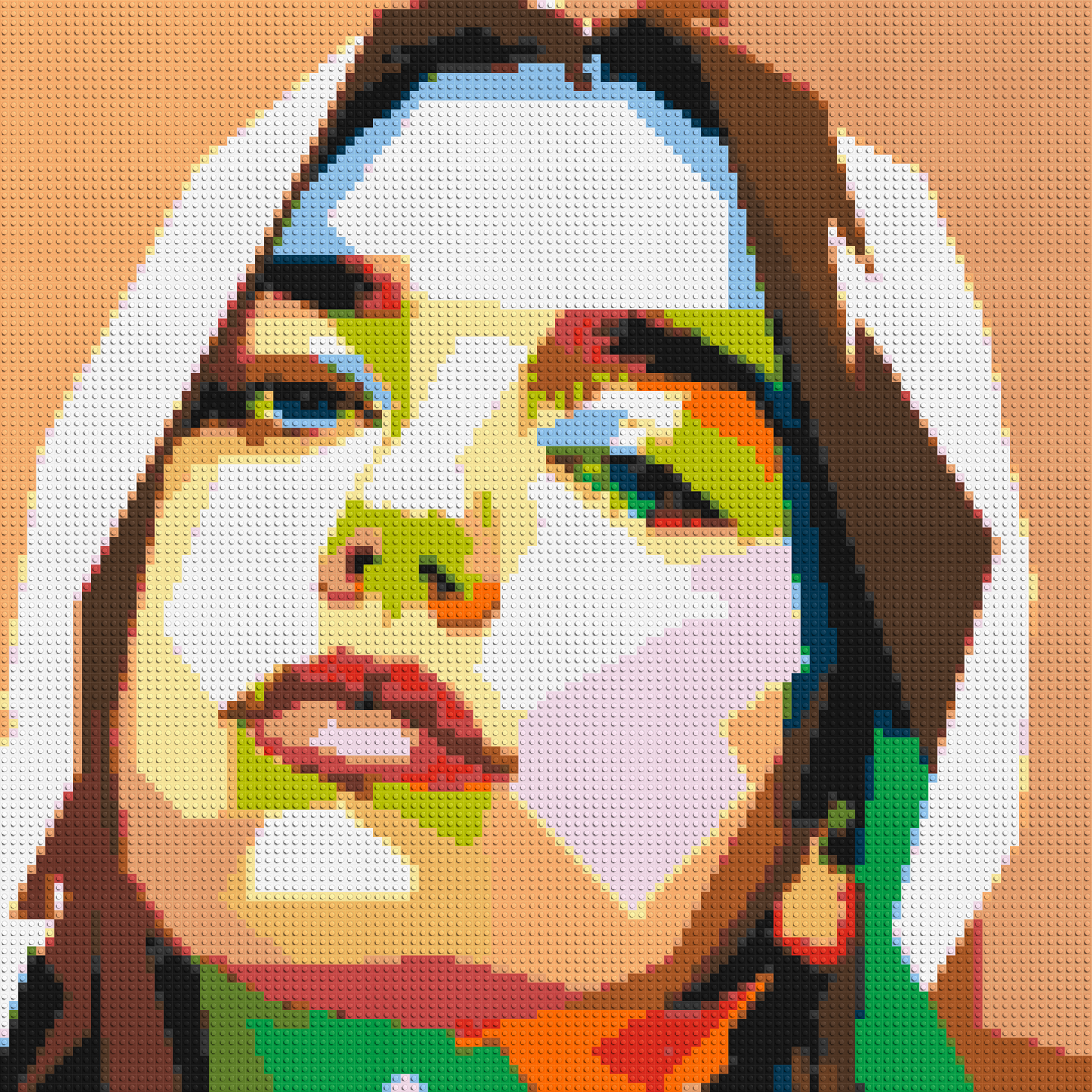 Dua Lipa #2 - Brick Art Mosaic Kit 5x5 large