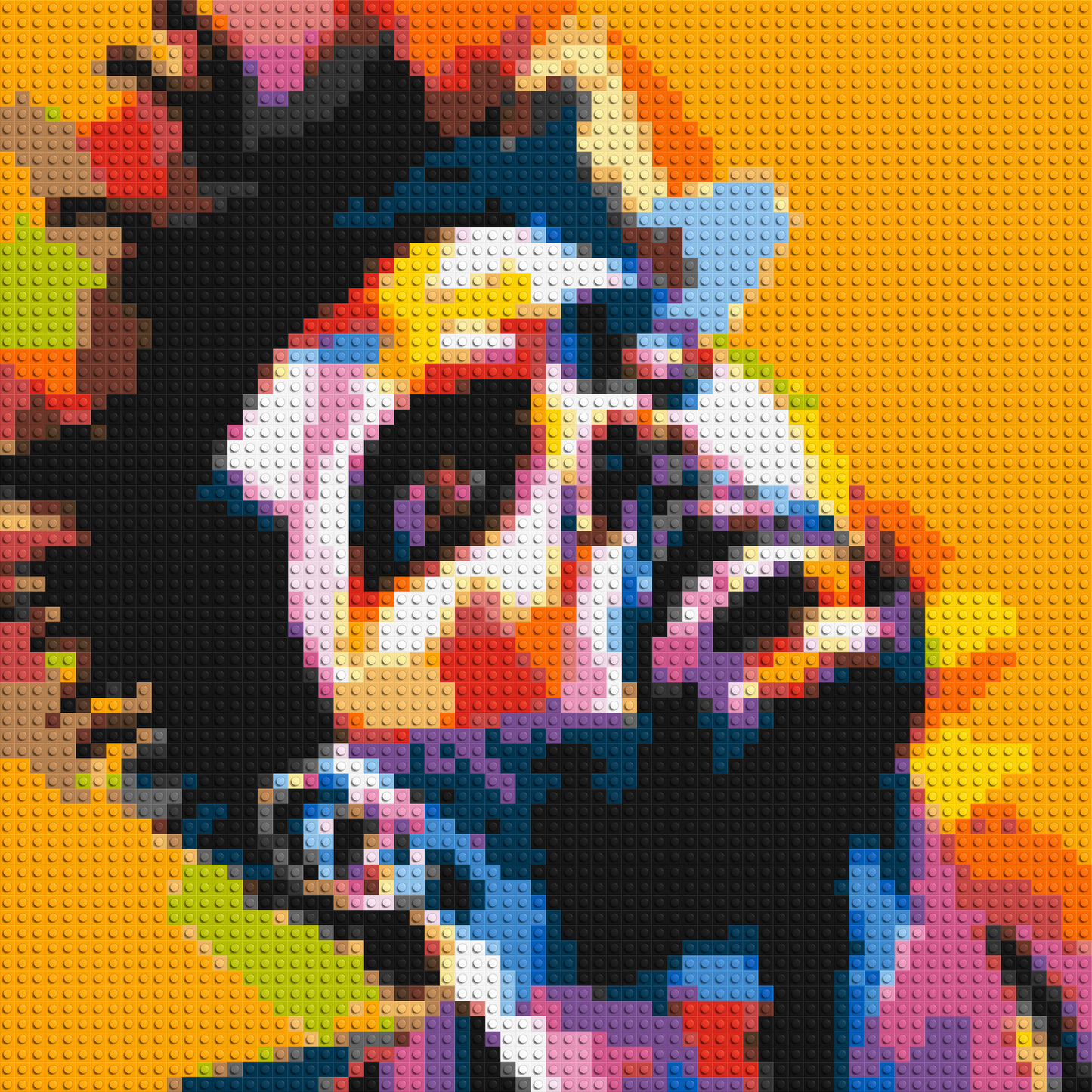 The Weeknd - Brick Art Mosaic Kit 3x3 large