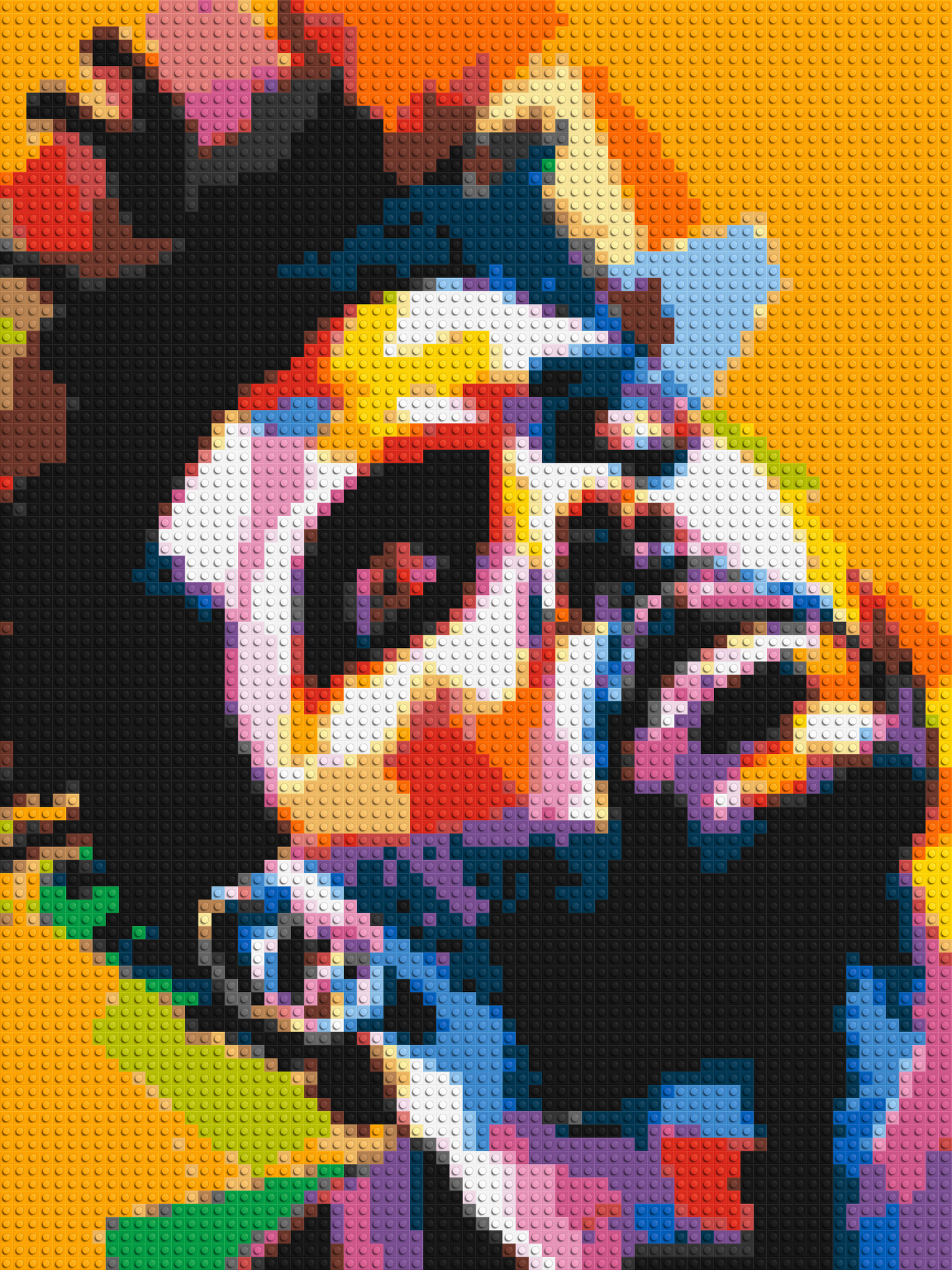 The Weeknd - Brick Art Mosaic Kit 3x4 large