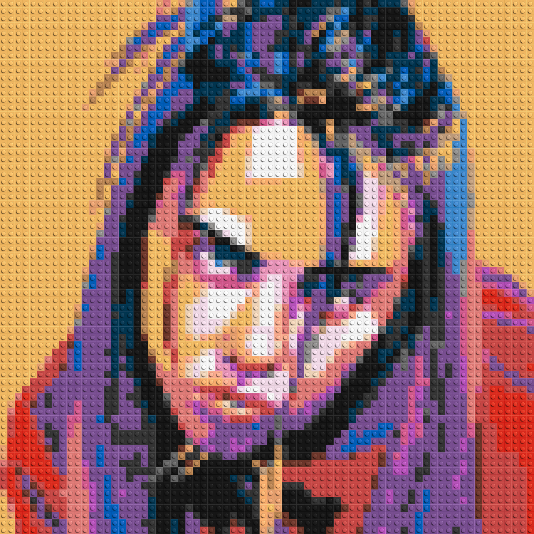 Billie Eilish - Brick Art Mosaic Kit 3x3 large