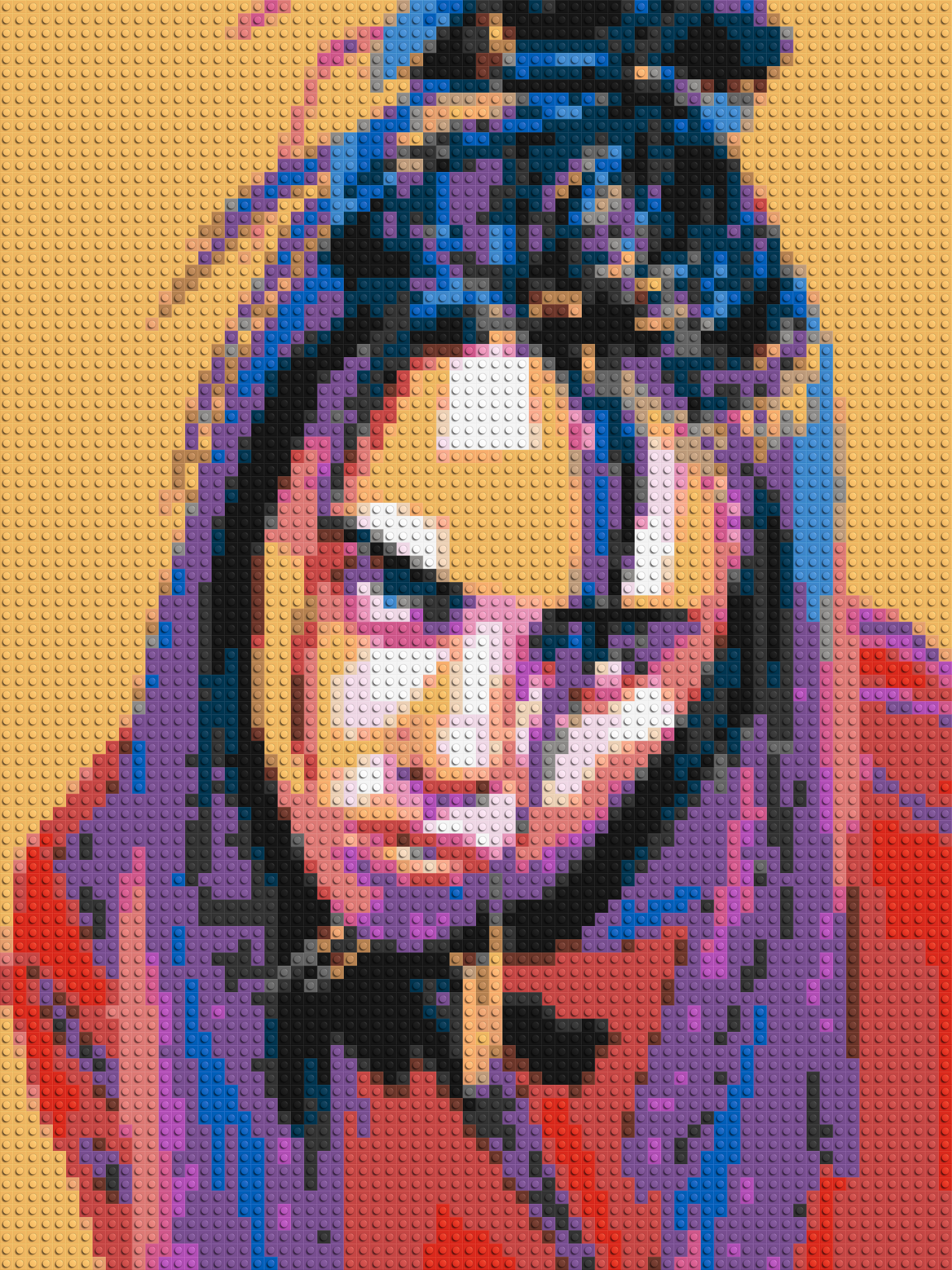 Billie Eilish - Brick Art Mosaic Kit 3x4 large