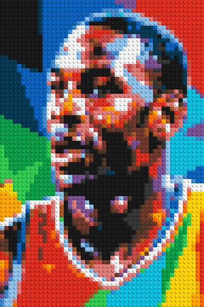 Michael Jordan - Brick Art Mosaic Kit 2x3 large